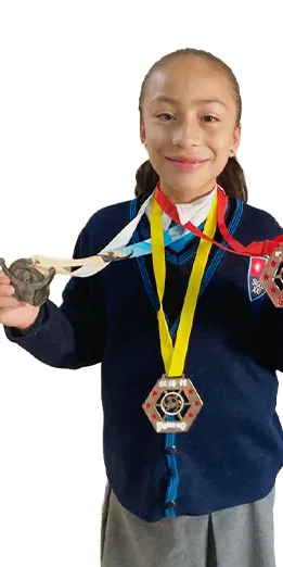 Medalla de plata en combate de Karate Do Estatal