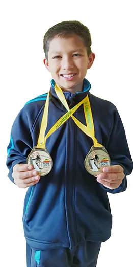 1er. lugar en Formas y Combates en 3a. Copa Escolar Hidalguense de Tae Kwon Do